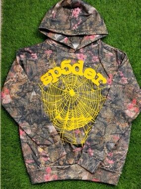 Sp5der Camo Hoodie